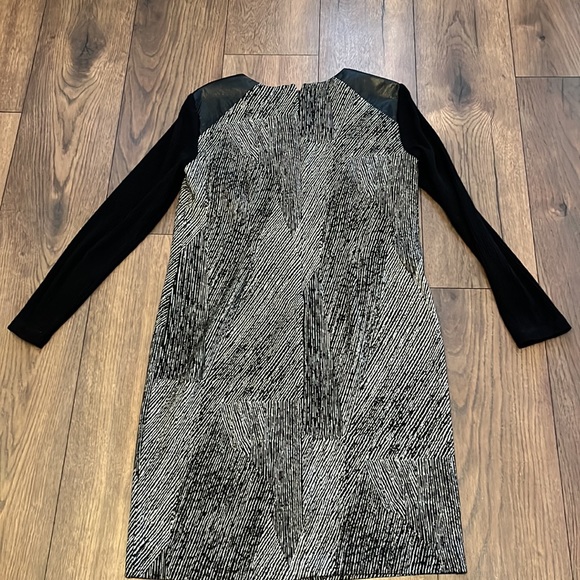 Chicos black and white amber dress long sleeve size 1X - Picture 10 of 11